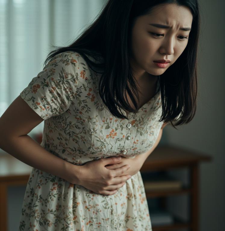 여성 오른쪽 아랫배 통증, 자가진단, 복통 원인, 여성 건강, 충수염, 골반염