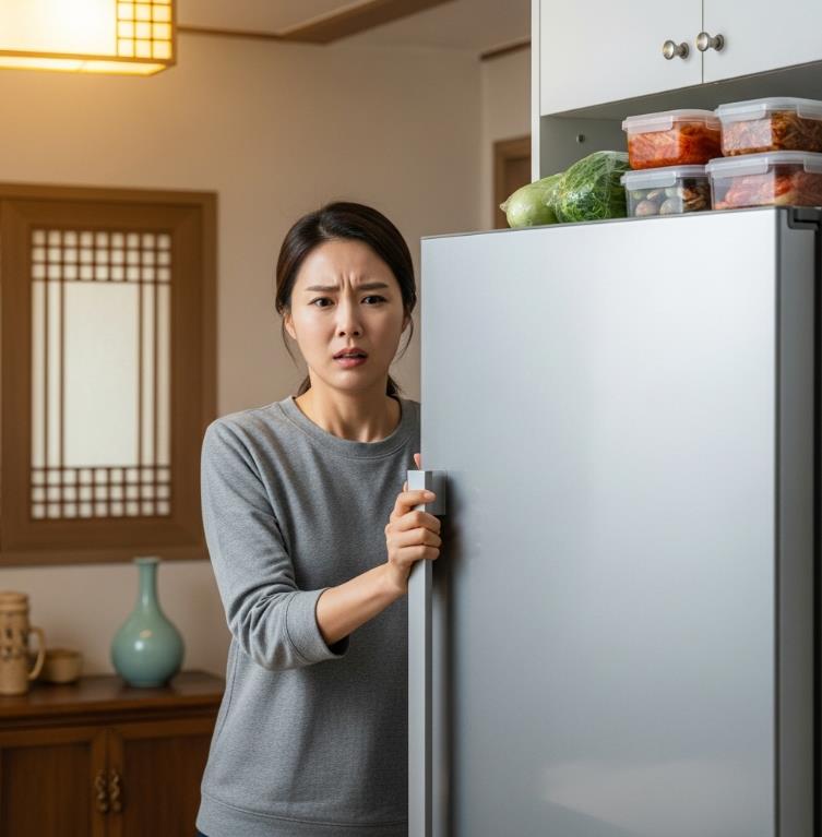 냉장고 문고무가 잘 안 닫힐 때