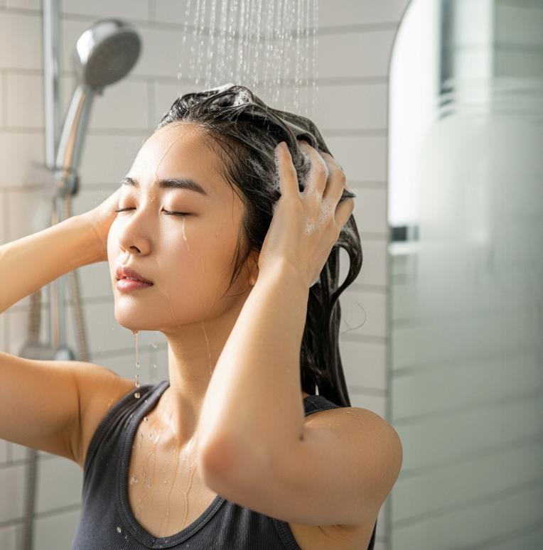 머리 감을 때