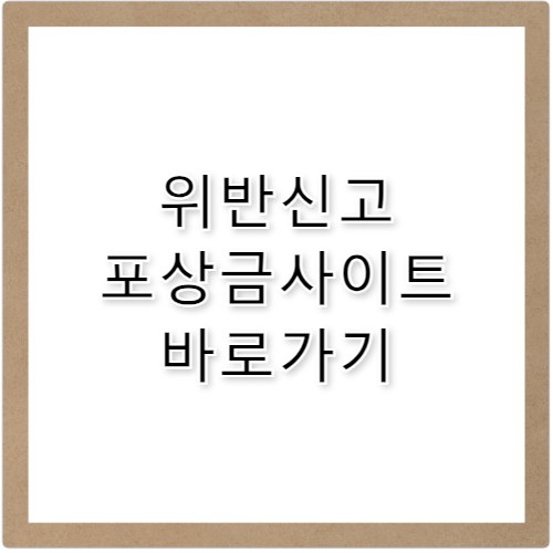 교통법규 위반 신고 포상금 받는 법! 이것만 알면 지급 대상 됩니다