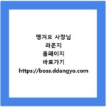 땡겨요 사장님 라운지 홈페이지 바로가기 https://boss.ddangyo.com